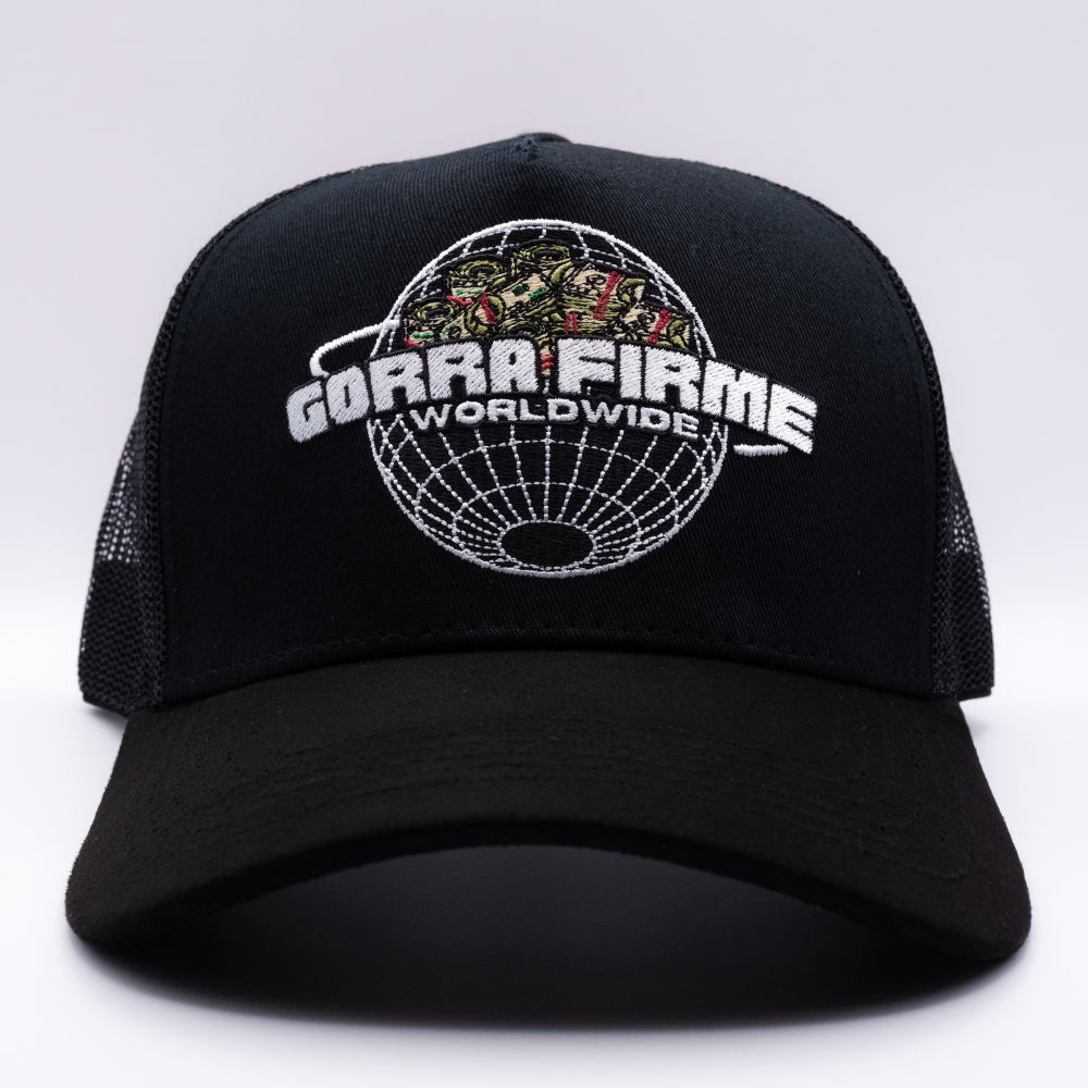 GF Worldwide | Blackout Five Panel Trucker Hat